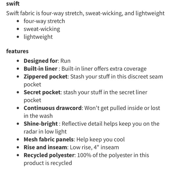 Lululemon Hotty Hot Shorts II Long 4" Size 4 in Sunset Color - Picture 11 of 11